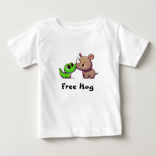 Camiseta De Bebé Free Hug (Anverso)
