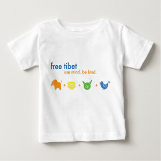 Camiseta De Bebé Free Tibet Mia Shirt