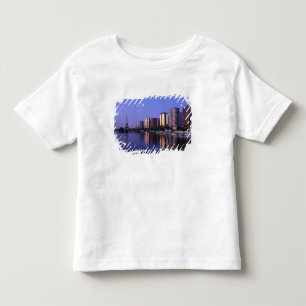 Camiseta De Bebé Frente del Sena y Torre Eiffel, París, Francia