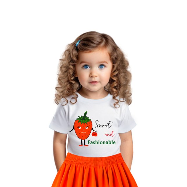 Camiseta De Bebé Fresa de moda (Subido por el creador)
