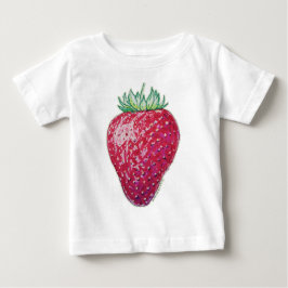 Camiseta De Bebé Fresa de pie