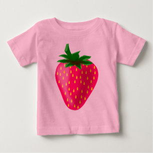 Camiseta De Bebé Fresa dulce
