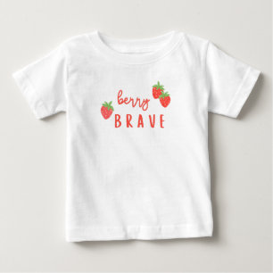 Camiseta De Bebé fresa valiente infancia cáncer enfermos niños lind