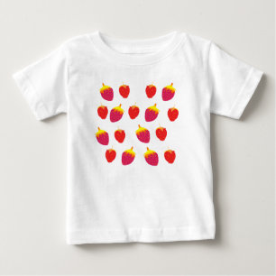 Camiseta De Bebé Fresas Bebé Romper