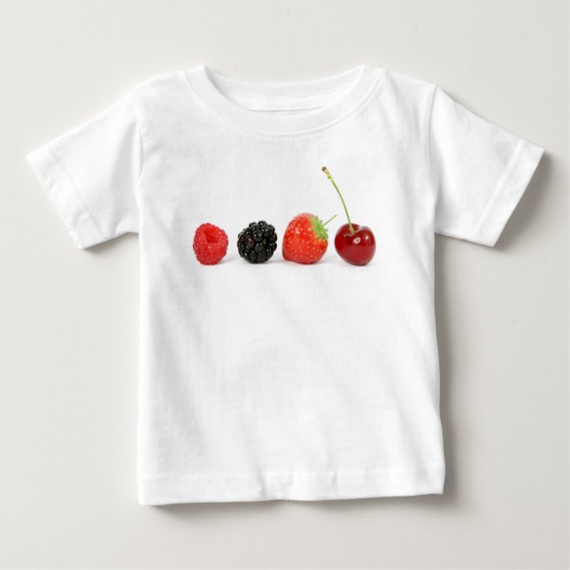 Camiseta De Bebé Frescas y deliciosas Berries (Anverso)