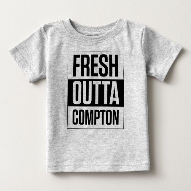 Camiseta De Bebé Fresh Outta Compton (Anverso)