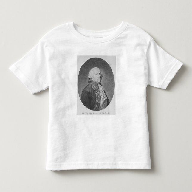 Camiseta De Bebé Friedrich Wilhelm Ii de Prusia (Anverso)