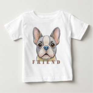 Camiseta De Bebé Friend Bulldog