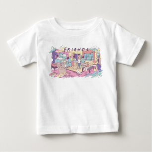 Camiseta De Bebé FRIENDS™   Apartamento Dibujo Animado