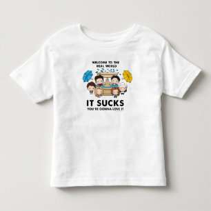 Camiseta De Bebé FRIENDS™ Bienvenido al Mundo Real Chibi