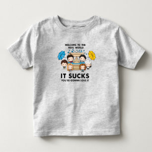 Camiseta De Bebé FRIENDS™   Bienvenido al Mundo Real Chibi