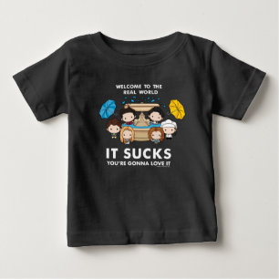 Camiseta De Bebé FRIENDS™ Bienvenido al Mundo Real Chibi
