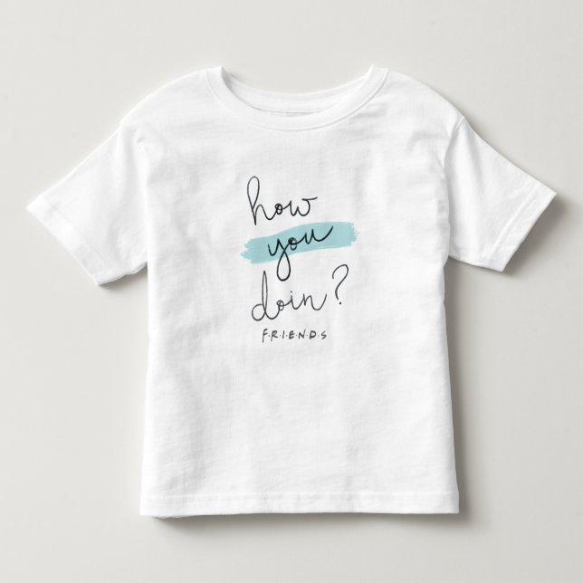 Camiseta De Bebé FRIENDS™ | ¿Cómo estás? (Anverso)