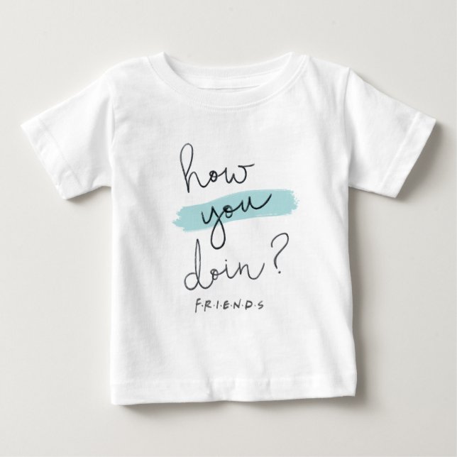 Camiseta De Bebé FRIENDS™ | ¿Cómo estás? (Anverso)