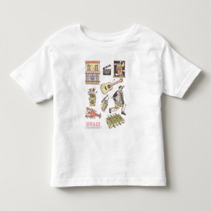 Camiseta De Bebé FRIENDS™   Gráfico de Iconos de Dibujos Animados 3