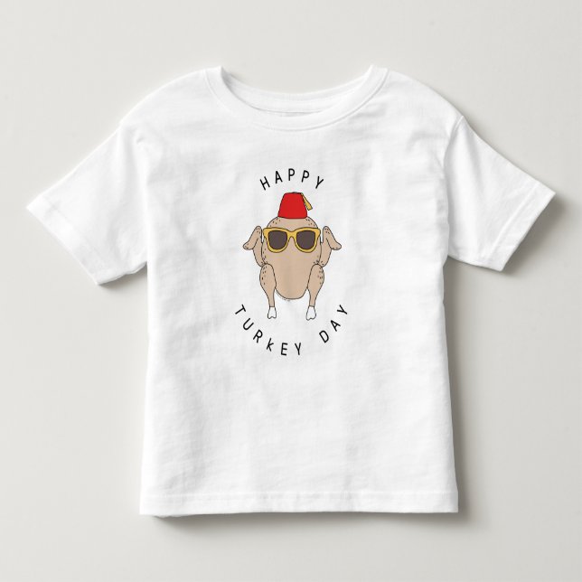 Camiseta De Bebé FRIENDS™ | Happy Turkey Day (Anverso)