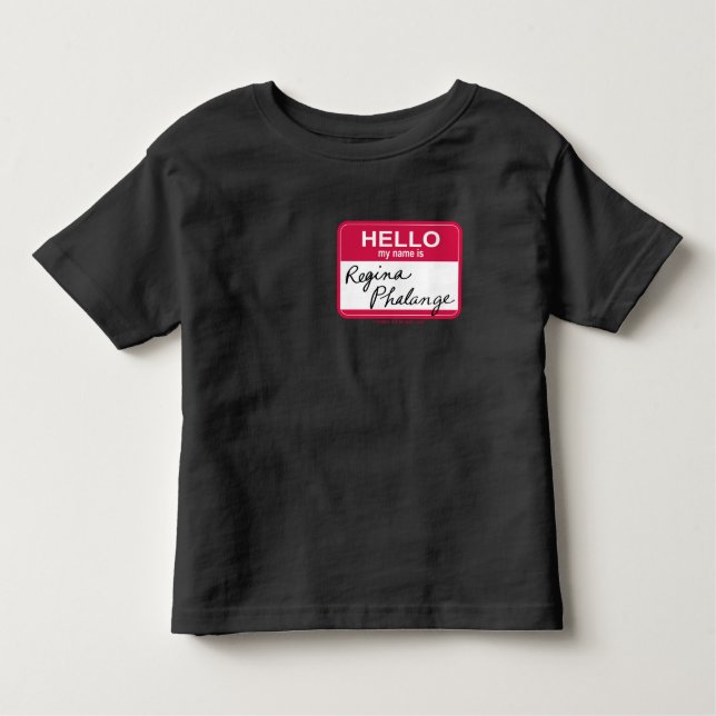 Camiseta De Bebé FRIENDS™ | Hello My Name is Regina Phalange (Anverso)