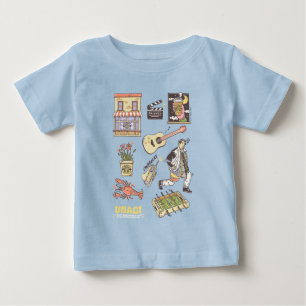 Camiseta De Bebé FRIENDS™   Íconos de Dibujos Animados Gráfico 4