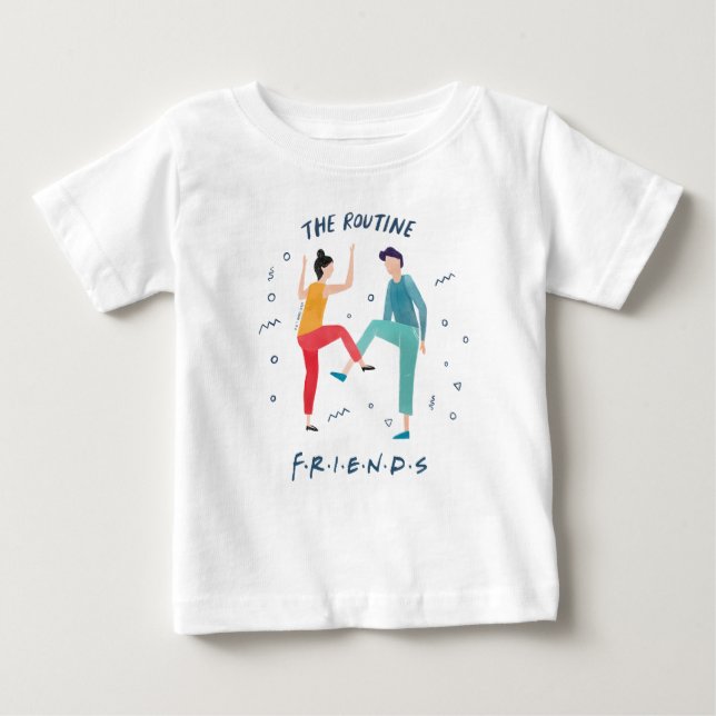 Camiseta De Bebé FRIENDS™ | La rutina (Anverso)