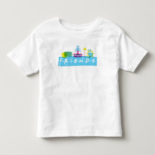 Camiseta De Bebé FRIENDS™   Logotipo con iconos