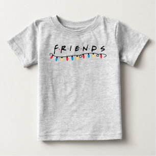 Camiseta De Bebé FRIENDS™ Luces de Navidad Logo
