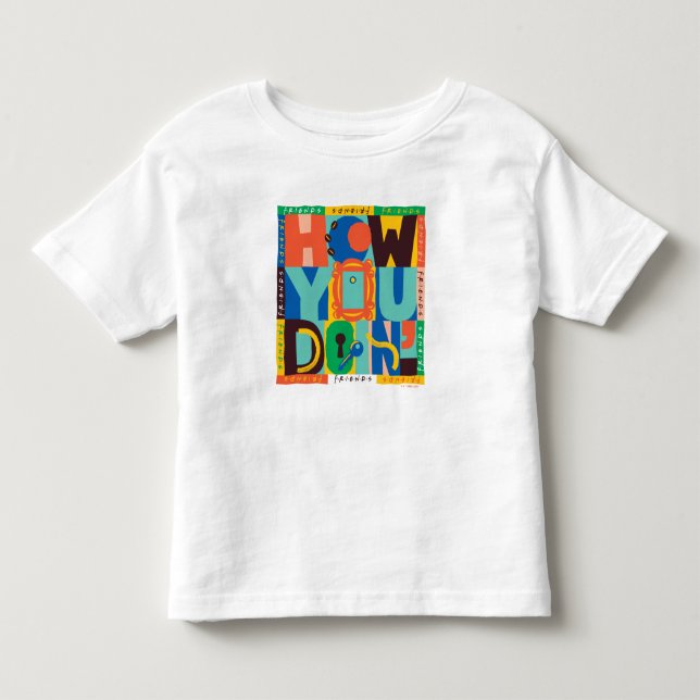 Camiseta De Bebé FRIENDS™ | ¿Qué Tal? - Gráfico Vibrante (Anverso)