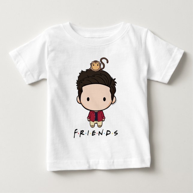 Camiseta De Bebé FRIENDS™ | Ross Chibi  (Anverso)