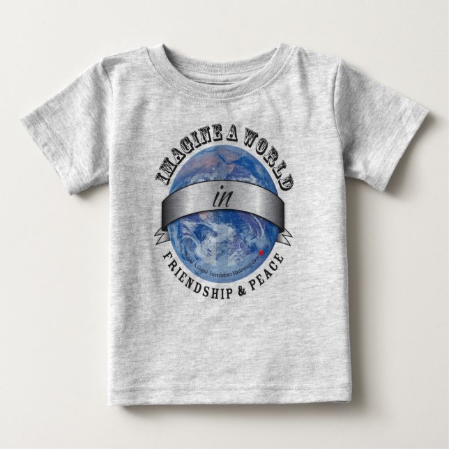 Camiseta De Bebé Friendship & Peace (Anverso)