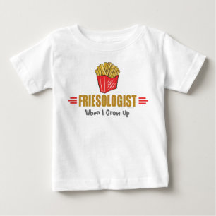 Camiseta De Bebé Fries franceses graciosos