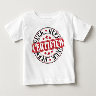 Camiseta De Bebé Friki certificado