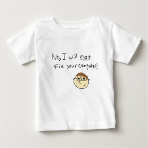 Camiseta De Bebé Friki del ordenador