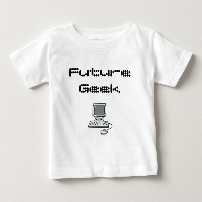 Camiseta De Bebé Friki futuro (Anverso)
