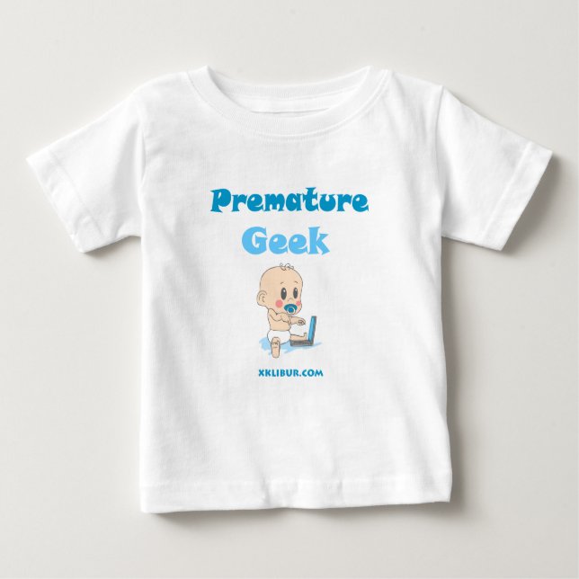 Camiseta De Bebé Friki prematuro (Anverso)