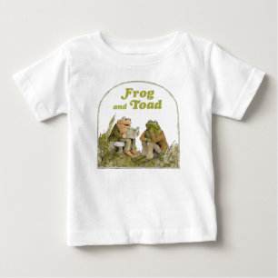 Camiseta De Bebé Frog and Toad Leer un libro