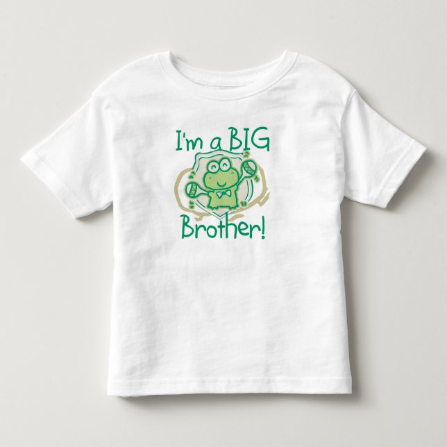 Camiseta De Bebé Frog Big Brother (Anverso)