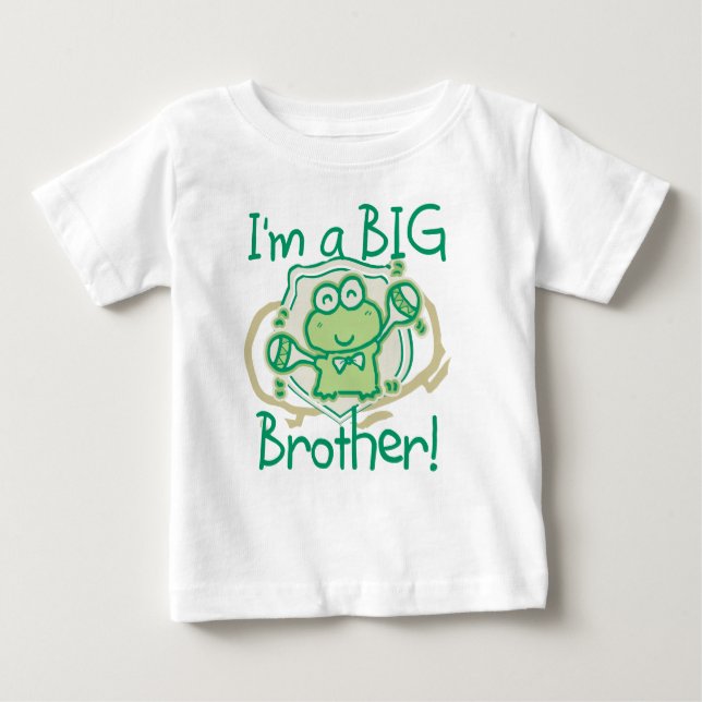 Camiseta De Bebé Frog Big Brother (Anverso)