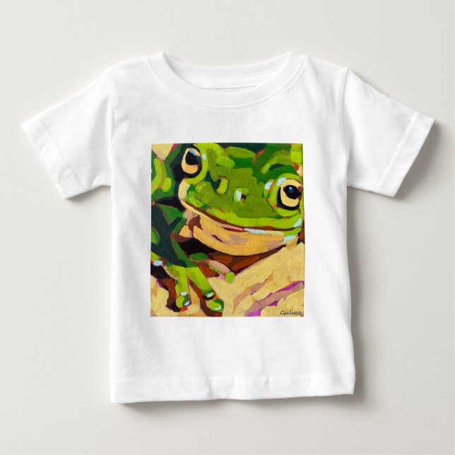 Camiseta De Bebé Frog Painting - Gift for Animal Lovers (Anverso)