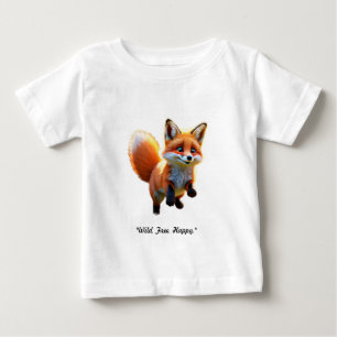 Camiseta De Bebé "Frolic de cola Fox"