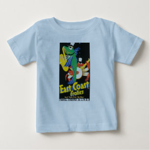 Camiseta De Bebé Frolics de la costa este