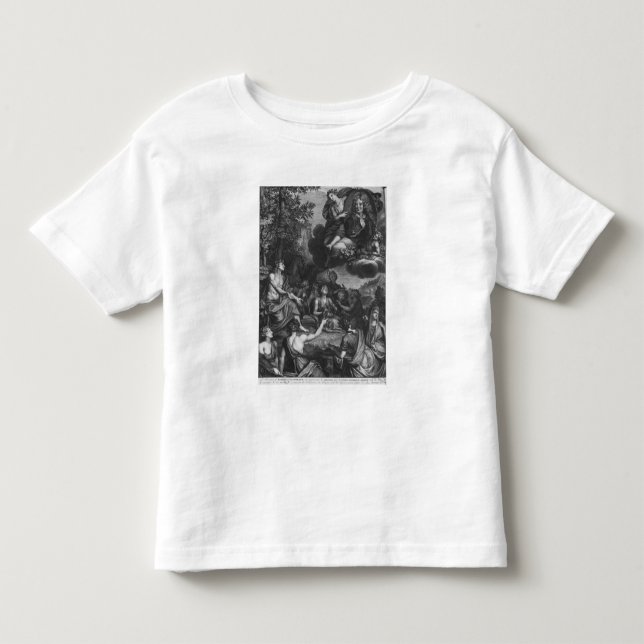 Camiseta De Bebé Frontispiece a las "obras de Nicolás Boileau (Anverso)