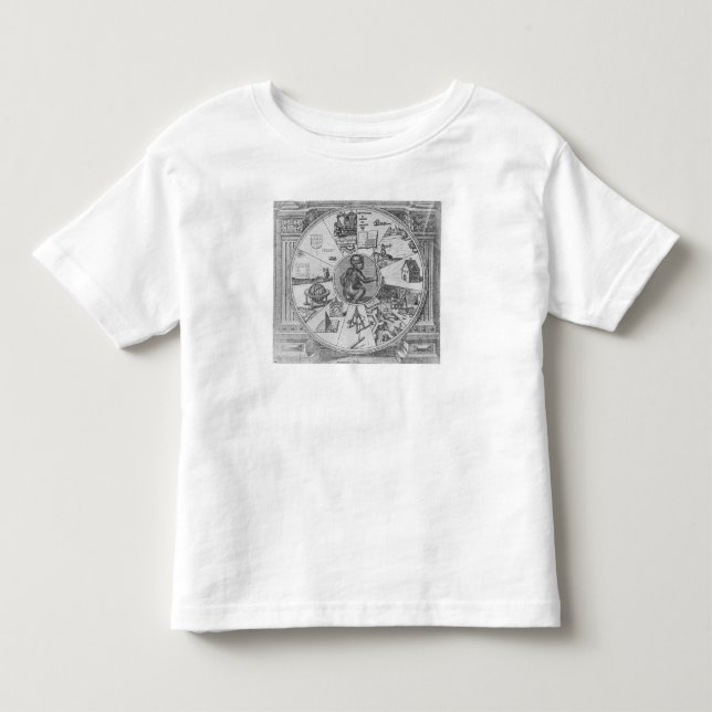 Camiseta De Bebé Frontispiece a Utriusque de Roberto Fludd (Anverso)
