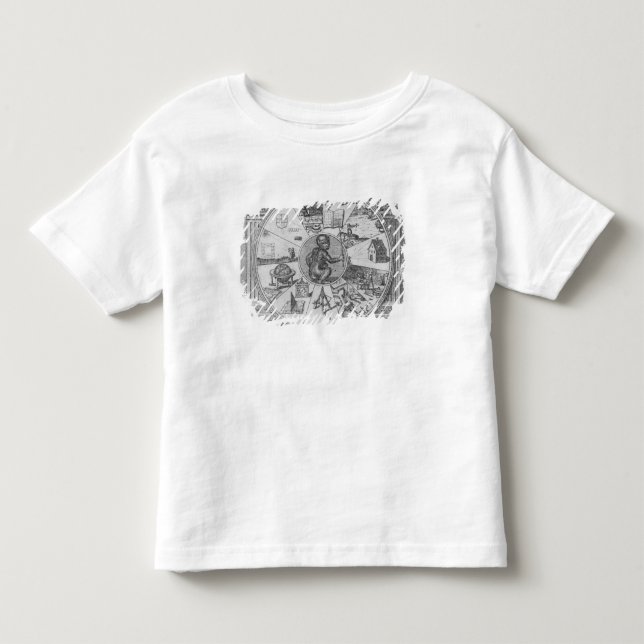 Camiseta De Bebé Frontispiece a Utriusque de Roberto Fludd (Anverso)