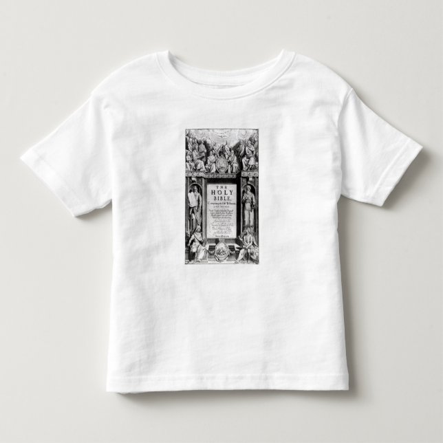 Camiseta De Bebé Frontispiece 'al Bible santo (Anverso)