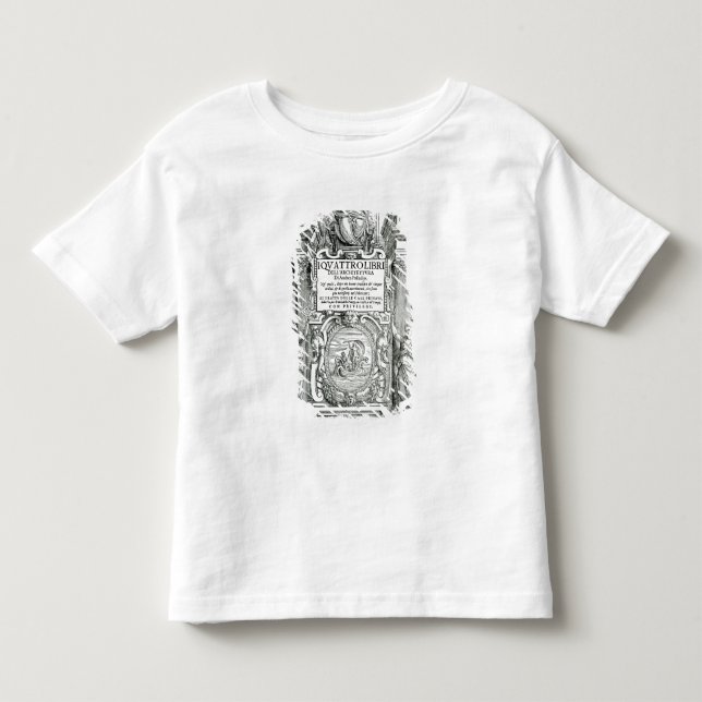 Camiseta De Bebé Frontispiece 'al dell'architettura del libri de (Anverso)