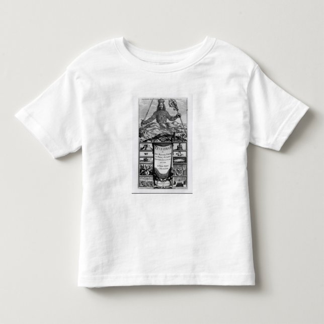 Camiseta De Bebé Frontispiece de Thomas Hobbes de Malmesbury (Anverso)