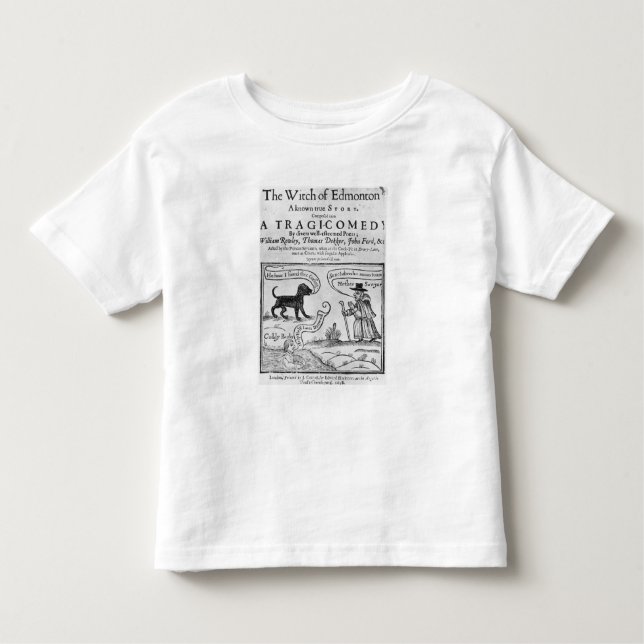 Camiseta De Bebé Frontispiece "la bruja de Edmonton (Anverso)