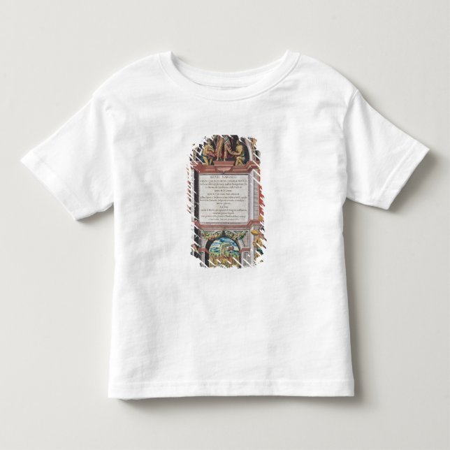 Camiseta De Bebé Frontispiece 'Narratio breve (Anverso)