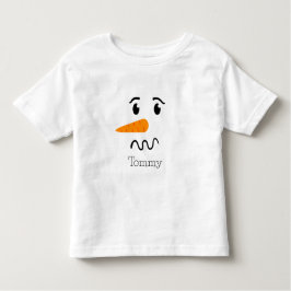 Camiseta De Bebé Frosty el rostro confuso del hombre de nieve