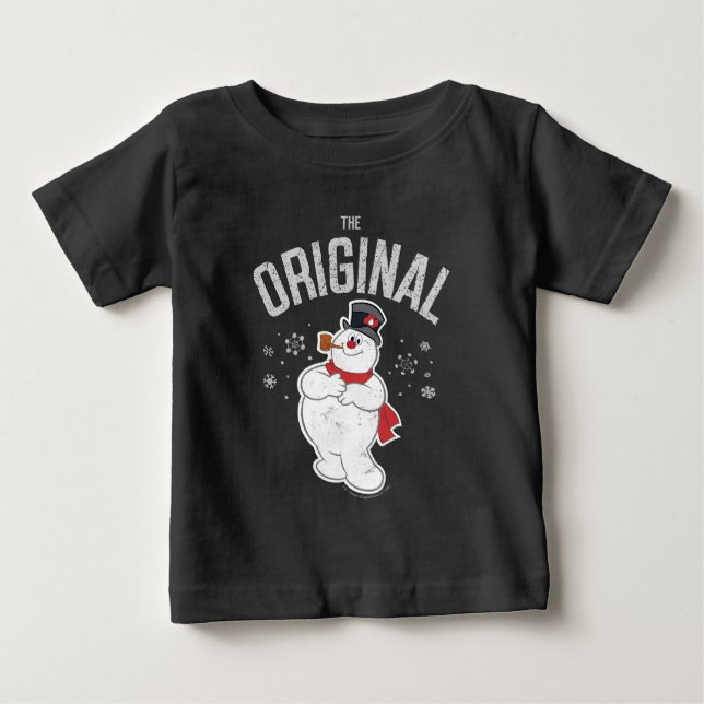 Camiseta De Bebé Frosty the Snowman™ | El bebé original (Anverso)
