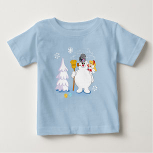 Camiseta De Bebé Frosty the Snowman™ Frosty & Karen Winter Fun